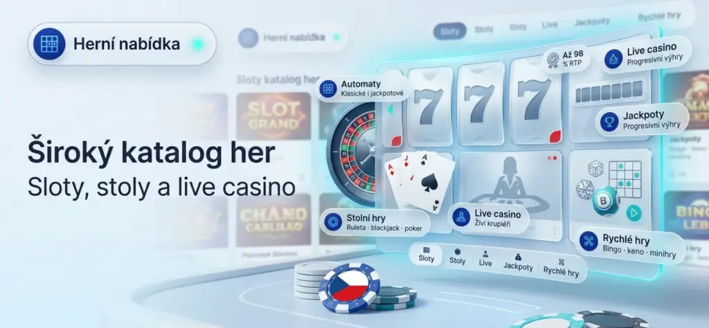 Nabídka her v zahraničních online casinech